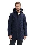 TOM TAILOR Herren Artic Parka mit abnahmbarer Kapuze, 10668 - Sky Captain Blue, L