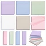 XIMISHOP 1000 Stück Bunte Haftnotizen, 76 * 76mm Selbstklebende Klebezettel Mit Super Sticky Notes Farbige Notizblöcke Markieren Notizzettel Büroartikel Sticky Notes Zettel Für Hause Büro Studie