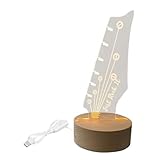 JISADER Leuchtender Gitarrenplektrumhalter, LED Plektren Aufbewahrung, Display, Ornament, Musikgeschenk