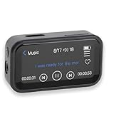 YUEHISY MP3-Player mit BT 5.3, 1,47 Zoll Voll-Touchs-Bildschirm, 32 GB Tragbarer Musikplayer mit HiFi Lustless Sound, Eingebauter Lautsprecher, FM Radio, Voice Recorder