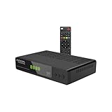 Ferguson Ariva 160 Combo FTA (Free to Air) – DVB-S2 & DVB-T2 Receiver mit Full HD, H.265 HEVC, PVR, DLNA, WebApps, USB, LAN und programmierbarer RCU 161 Fernbedienung