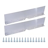 Dachrinnen-Spritzschutz, Aluminium, Regenumlenker, Regenrinne, Tal, Dachrinnenschutz, Dachrinnenschutz für Haus, Schindeldächer, Ecken, 2 Stück