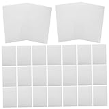 Parliky 100 Blatt Bedruckbare Selbstklebende Etiketten Aufkleber pro Glänzendes Papier Geeignet für Inkjet Laserdrucker Vielseitig Einsetzbar für Büro Schule und Zuhause