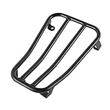JSFRBMA Motorrad Gepäckträger Motorrad Fußpedalhalter Hinten Vorne Gepäckträger Halterung Ständer Für Sprint150 Für Primavera Für Frühjahr 125 150 2014 2021 2018 Heckgepäckträger(Zwart)