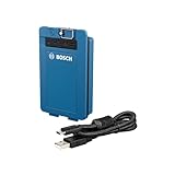 Bosch Professional BA 3.7V 3.0Ah XL Li-Ion Akku (sicherer Verriegelungsmechanismus, USB-C Ladeanschluss, Dual Power Source)