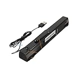 19 USB 2.0 Soundbar Mini-subwoofer für Notebook Stereomodul 360° Surround Sound Schwarz Tv-Lautsprecher Kompatibel Tablet Telefon