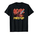AC/DC Rock Music Band PWRUP Bühnenlichter T-Shirt