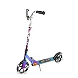 ATOM Light Up Neo Chopper Max 180 Tretroller | Faltbarer Tretroller für Jugendliche mit leuchtenden Rädern | Verstellbarer Lenker 100 cm | ABEC-7-Kugellager | Stunt-Stil Ride On für Jugendliche