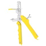 SHINEOFI Fliesenpositionierungs Und Nivellierwerkzeug Tragbarer Fliesenleveler Für Präzise Fliesenausrichtung Und Ergebnisse Im Innenbereich Gelb