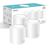 TP-Link Deco X1500 Mesh WLAN Set (3 Pack), 𝐖𝐢-𝐅𝐢 𝟔 AX1500 Dual Band Router & Repeater, 2X Gigabit Ports für Jede Einheit, für Häuser mit 4-5 Schlafzimmern, Umfassender Jugendschutz, WPA3