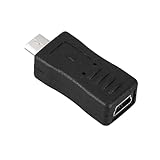 OSOLADY Micro USB Adapter von Männlich Weiblich Mobiler Telefonkonverter für Datenübertragung und Bilder Leicht und Tragbar Kompatibel mit Smartphones und GPS Systemen