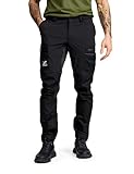 RevolutionRace Rambler Lightweight Pro Pants für Herren, Leichte Outdoor-Hose und Wanderhose für Herren, Black, L