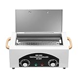 MINRS Heißluftsterilisator Hochtemperatur Sterilisator 300W 220℃ Trockene Hitze Sterilisator mit einstellbarem Timer für Nagelwerkzeuge Kosmetikwerkzeuge Fußpflege Schönheitssalon