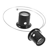 Healvian Brillenlupe Stirnband Auge Juweliere Verschleiß Uhrenreparaturlupen Sehen Sie Sich Loupe an vergrößerungsbrillen tragbare Lupen Uhrmacherlupen Uhr-Lupe Stahlring
