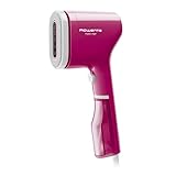 Rowenta, PurePop DR2023 Dampfgarer für Kleidung, Handdampfgarer, 0,7 kg, 15 Sekunden Aufheizung, 65 ml Kapazität, 1150 Watt, Bügeln, rosa Kleidungsdampfer, Urlaubsutensilien, Reise-Must-Have, DR2023