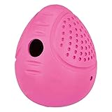 TRIXIE Steh-Auf-Snack-Ei - robustes Hundespielzeug aus Gummi für langen Spielspaß - 8 cm, Futterspielzeug für Leckerlies - 34947