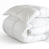 KNERST Sommer Bettdecke 135x200 - Federbettdecke – leichte Decke mit Daunen & Federn - dünne Sommerdecke Waschbar & Atmungsaktiv - Daunendecke Ökotex Zertifiziert