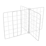 Yardenfun Gefrierschrank eisen drahttrenner Verstellbar Kühlschrank Organizer mit Mesh design für Bessere Luftzirkulation und Platzsparende Schichtung Flexibel Einsetzbar für Effiziente
