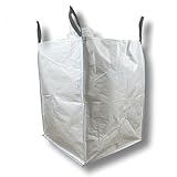 Big Bag 75 x 75 x 90 cm 10 Stück | BigBags in verschiedenen Ausführungen | SWL 1.000 kg | Stabiler BigBag Sack | Große Big Bags Säcke mit Hebeschlaufen | Bigpacks 75x75x90cm