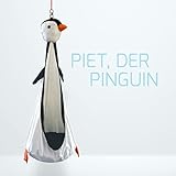 snuutje Hängehöhle für Kinder | Piet der Pinguin | gemütlicher Hängesessel | 2 Sitzkissen | TÜV schadstoffgeprüft GS Zertifiziert | hält bis 80 kg | 100% Baumwolle | Hängeschaukel Hängesitz