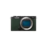 Panasonic Lumix DC-S9E-G Spiegellose Vollformatkamera, Open Gate Vlogging, 24,2 MP, 6K/4K, 779-Punkt-PDAF, Bildstabilisierung, LUT, 180°-Flexibler-Monitor, 5 GHz WLAN, Dark Olive, Kameragehäuse
