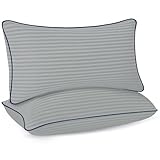 SEMZSOM Bettkissen zum Schlafen, Standardgröße, 2er-Set, kühlend, luxuriöse Hotelqualität mit hochwertiger weicher Daunen-Alternativfüllung für Rücken-, Bauch- oder Seitenschläfer