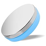 FSWWSF Amboss Professioneller Stahl Bankblock mit Gummisockel Schmuckstempelbank 7.6 cm Durchmesser Amboss für die Stempelherstellung Schmuckstempelwerkzeug Metallabflachung