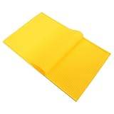 CFTGIW 2pcs Beeswax Presseblätter 5,4 Mm Silikon Flexible Bienenwachsblech -Imker -Ausrüstung für die Bienenzucht, die Orange Verformung zu Jeder Bienenwachs Press Sheethoneycomb Machen (YELLOW)