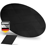 Whirlpool Unterlage rund 240cm - Bodenmatte für Outdoor Whirlpools - Schützt & Isoliert - Poolunterlage Pool Untergrund, schwarz