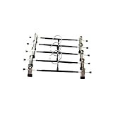 GALPADA 5 Stück Kleiderbügel mit Clips Rutschfester Hosen und Rockbügel für Kleidungsgeschäft Wohnheim und Zuhause Schwarz