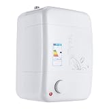 Elektrischer Warmwasserbereiter, 1,5KW 8L Mini Hängender Typ Warmwasserspeicher Untertischgerät Boiler IPX4 Wasserdicht druckfest für Küche, Garten, Bad, Wohnwagen