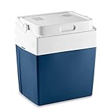 Mobicool MV30 DC Kühlbox, elektrisch, tragbar, blau, Fassungsvermögen 29 L, Anschluss 12V Zigarettenanzünder, Kühlen bis 17 °C unter Raumtemperatur