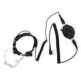 Hrtyvhin WalkieTalkie-Headset mit Finger-PTT-Mikrofon für BFF8HP BFF9 UV-82 UV-82HP UV-82C