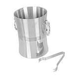 LAPYAPPE Eiswein Behälter aus Doppelwandiger Champagner Speicher Eimer für Bier Weinflaschen und Drinks und Tragbar für Partys und Bars