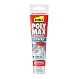 UHU POLY MAX POWER Montagekleber transparent, Tube 115g