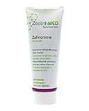 Zeolith MED Zahncreme 75 ml, Premium Xylit Zahnpasta ohne Fluorid, natürlicher Wirkstoffkomplex