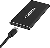 KOOTION Externe Festplatte 1tb, SSD Externe Festplatte, Portable SSD bis zu 550 MB/s Schnelle External SSD Hard Drive USB 3.1 Gen2 USB C SSD für Gaming Windows Mac OS PC Mackbook PS4 Xbox One