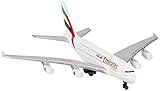 Herpa Aviation Single Plane Emirates A380, Kleiner Maßstab, Flugzeug Modell,Spielzeug Miniaturmodell aus Metal und Kunststoff - für Kinder ab 3 Jahren!