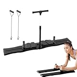 Pilates-Board für Heimtraining, Pilates-Bauchtrainer, rutschfest, faltbar, Bauchmuskeltrainer, Trainingsgerät für Fitnessstudio, Zuhause, Reisen