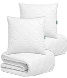 Bettdecke Und Kissen Set - Bettdecke 135x200 Set Mit Kissen 80x80 - Decke Und Kissen Set - Kissen Und Bettdecke Set - Bettdecke Und Kissen - Bettenset 135x200 4teilig - Made in Europe (2)