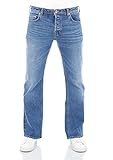 LTB Jeans Hose Herren Bootcut Timor Denim Stretch Tiefer Bund Blau Schwarz 28W - 40W 30L - 36L, Farbvariante:Stormi Wash (53941), Größe:34W / 32L