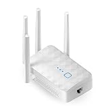 WLAN Verstärker, 1200 Mbit/S WLAN Repeater, Dualband 5GHz und 2.4GHz, WLAN Verstärker Steckdose, WiFi Repeater Fritzbox, WLAN Verstärker AP Modus, WLAN Repeater WiFi 5