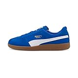 PUMA Unisex Handball Indoor Court Shoe, Royal White Gum, 41 EU