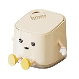 Niedlicher Mülleimer – Abfalleimer in Tierform | Aufbewahrungsbehälter für Arbeitsplatten | Mini-Abfallbehälter für Arbeitsplatten | kompakter Mülleimer geruchsresistent für Büro