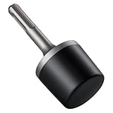 NIYATA Gummihammer Groß, Gummihammer Pflasterhammer,Elektrischer SDS Plus Schaft,Ideal für Klopfen von Flacheisen,Fliesen und Blech,95 x 36,8mm