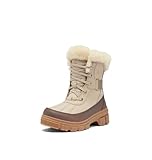 SOREL Tivoli V Parc Damen-Stiefel, wasserdicht, Omega Taupe/Gum 10, 36.5 EU