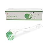 KOI BEAUTY Dermaroller 0,5mm mit 200 ECHTE NADELN, Bartroller für Bartwuchs, Professionelles Microneedling für Haarwuchs, Derma Roller für Haare kopfhaut Bart Gesicht Körper Für Frauen Männer