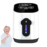 Tragbarer Sauerstoffkonzentrator – 1-4L/min, 90%~30% Sauerstoffreinheit, Sauerstoffgenerator für Zuhause mit Anionen-Filter & Ideal für Therapie, Reisen & Zuhause