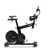 HAMMER Speedbike HyRace S – Indoor Cycle Heimtrainer mit 20 kg Schwungmasse, Tablet- & Smartphonehalterung, Bluetooth, kompatibel mit Kinomap & Zwift, Fitnessbike in Studioqualität