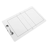 TOYZFRIENDY Volleyball Coaching Board PVC Leichtes Strapazierfähiges Klemmbrett für Trainer Tragbares Multifunktionales Taktikboard für Volleyballtraining und Spielstrategie